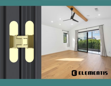 Новая скрытая петля ELEMENTIS для межкомнатных дверей в ассортименте ТБМ