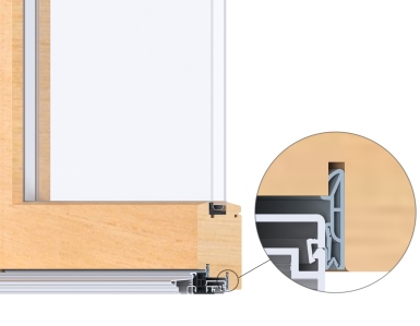 Новый уплотнитель DEVENTER для входных деревянных дверей с фальцем в ассортименте ТБМ