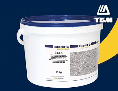 KLEIBERIT 314.5 однокомпонентный D4-клей: максимум удобства, максимум водостойкости!