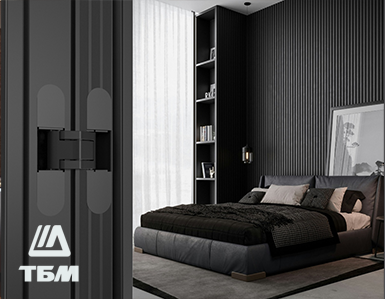 Новая скрытая петля ELEMENTIS для межкомнатных дверей в ассортименте ТБМ