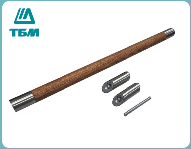 Дверные ручки из комбинации натурального дерева в ассортименте ТБМ