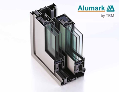 Система алюминиевых профилей c термоизолятором S158 ALUMARK  в ассортименте Компании ТБМ