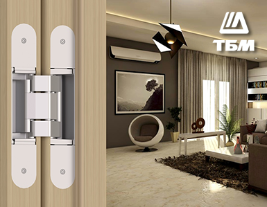 Скрытая симметричная петля OTLAV INVISACTA 310 для межкомнатных дверей в ассортименте ТБМ