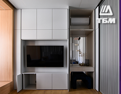 Поворотно-задвижная система TRACK-PRO в проекте Квартирного вопроса 